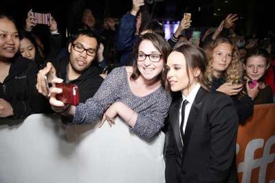 Ellen Page at the Lionsgate 'Freeheld' Premiere at 2015 Toronto International Film Festival on Sunday, September 13, 2015, in Toronto, Canada. (Photo by Eric Charbonneau/Invision for Lionsgate/AP Images)
