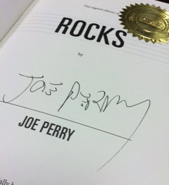 joe perry signed book