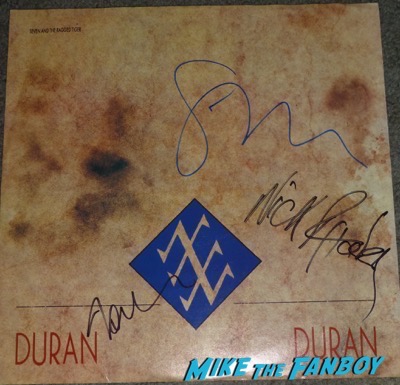 Duran Duran signed autograph lp record rio 1