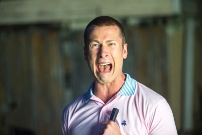 SCREAM QUEENS: Glen Powell as Chad in the "Haunted House" episode of SCREAM QUEENS airing Tuesday, Oct. 6 (9:00-10:00 PM ET/PT) on FOX. ©2015 Fox Broadcasting Co. Cr: Skip Bolen/FOX.