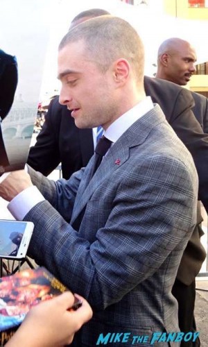 Daniel Radcliffe walk of fame star ceremony signing autographs 1