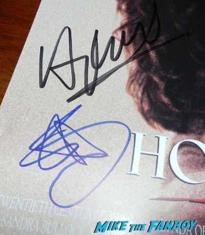 Harry Connick Jr sandra bullock signed hope floats poster autograph
