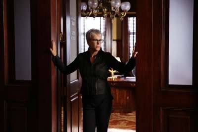 SCREAM QUEENS: Jamie Lee Curtis in the "Beware Of Young Girls" episode of SCREAM QUEENS airing Tuesday, Nov. 3 (9:00-10:00 PM ET/PT) on FOX. ©2015 Fox Broadcasting Co. Cr: Patti Perret/FOX.