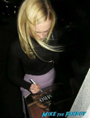 Trumbo q and a elle fanning diane lane signing autographs 1