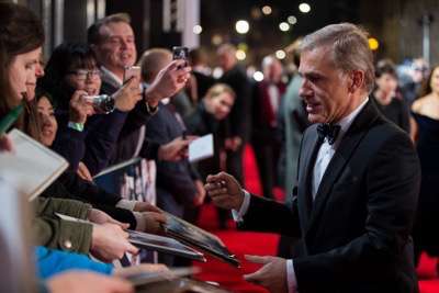 October 26, 2015 - London, England: Christoph Waltz attends the Royal World Premiere of SPECTRE at Royal Albert Hall.