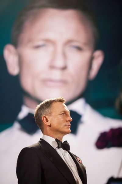 October 26, 2015 - London, England: Daniel Craig attends the Royal World Premiere of SPECTRE at Royal Albert Hall.