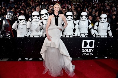 HOLLYWOOD, CA - DECEMBER 14:  Actress Gwendoline Christie attends the World Premiere of ?Star Wars: The Force Awakens? at the Dolby, El Capitan, and TCL Theatres on December 14, 2015 in Hollywood, California.  (Photo by Alberto E. Rodriguez/Getty Images for Disney) *** Local Caption *** Gwendoline Christie