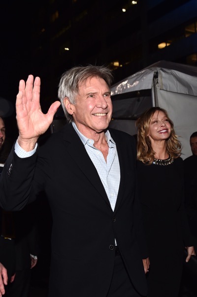 HOLLYWOOD, CA - DECEMBER 14:  Actor Harrison Ford attends the World Premiere of ?Star Wars: The Force Awakens? at the Dolby, El Capitan, and TCL Theatres on December 14, 2015 in Hollywood, California.  (Photo by Alberto E. Rodriguez/Getty Images for Disney) *** Local Caption *** Harrison Ford