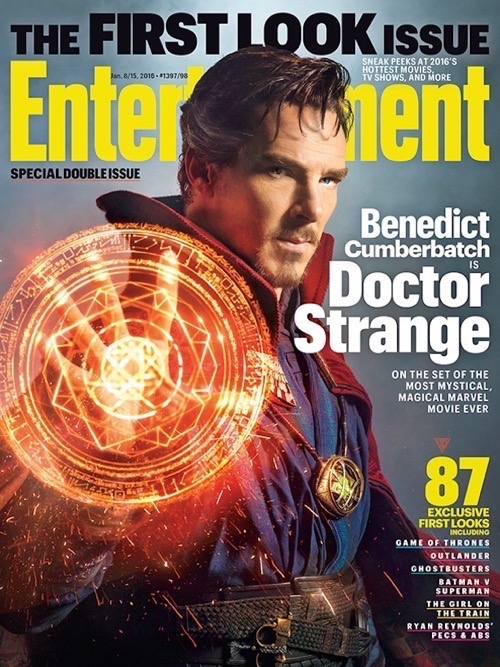 Benedict Cumberbatch entertainment weekly cover dr strange 2