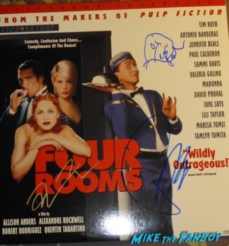 Tim Roth Signed four rooms laser disc
