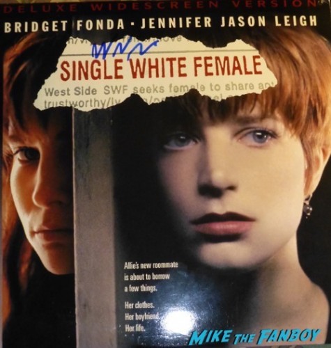 jennifer Jason Leigh signed autograph single white Female laser disc
