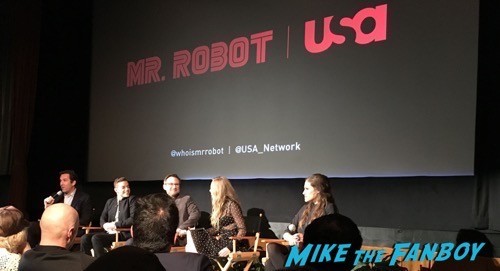 Mr Robot FYC Q and A Rami Malek signing autographs 18