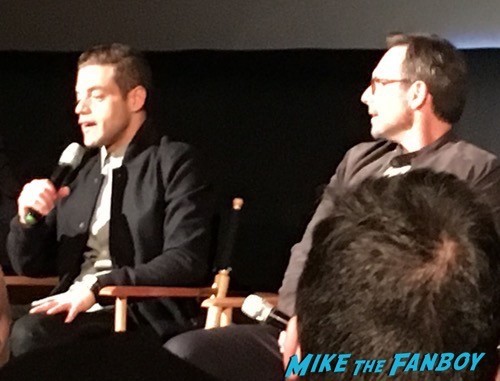 Mr Robot FYC Q and A Rami Malek signing autographs 18
