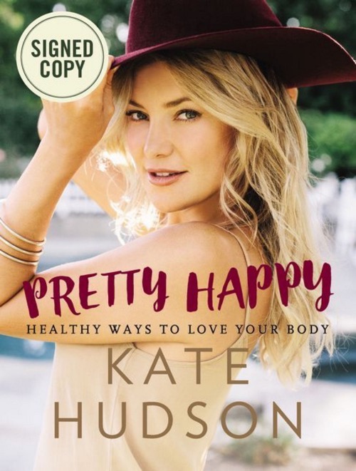 Kate Hudson signed autograph pretty happy book