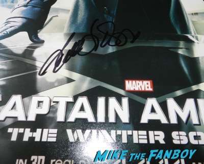 Samuel l jackson signed autograph captain america the winter soldier character poster 