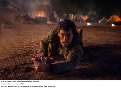 MAZE RUNNER: THE SCORCH TRIALS  Thomas (Dylan O’Brien) is about to make some major noise.  Photo credit:  Richard Foreman, Jr. SMPSP  TM and © 2015 Twentieth Century Fox Film Corporation.  All Rights Reserved.  Not for sale or duplication.