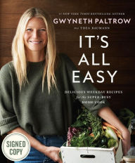 gwyneth paltrow it's all easy signed book