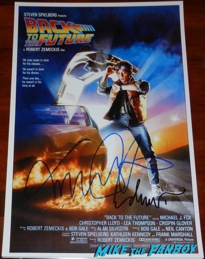 Drew Struzan signed Back to the Future poster