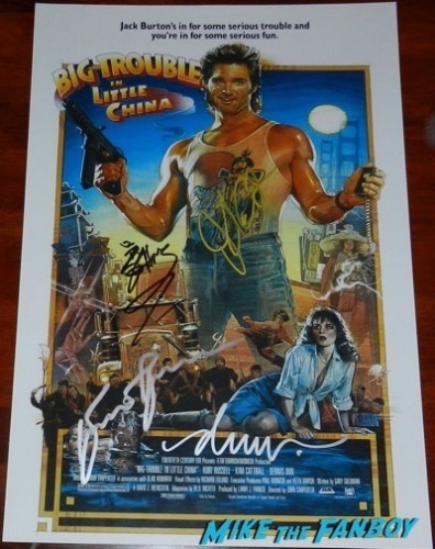 Drew Struzan signed Big trouble in little china poster
