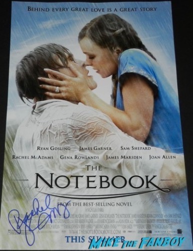 Rachel McAdams Signed Autograph Notebook poster 4