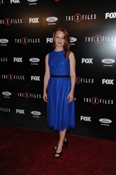 The X-Files premiere red carpet afterparty Gillian Anderson David Duchovny 7
