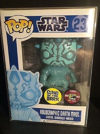 Star Wars Darth Maul Holographic San Diego Comic Con Exclusive most expensive funko pop figures 11
