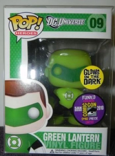DC Universe Green Lantern Glow 2010 San Diego Comic Con Exclusive most expensive funko pop figures 8
