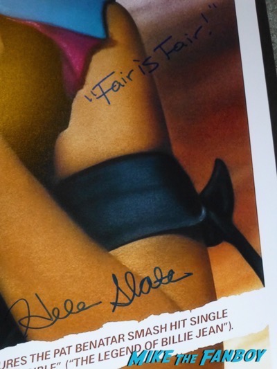 Helen Slater signed autograph the legend of billie jean poster