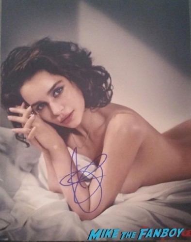 Emilia Clarke signed autogarph photo Independant spirit awards 20168
