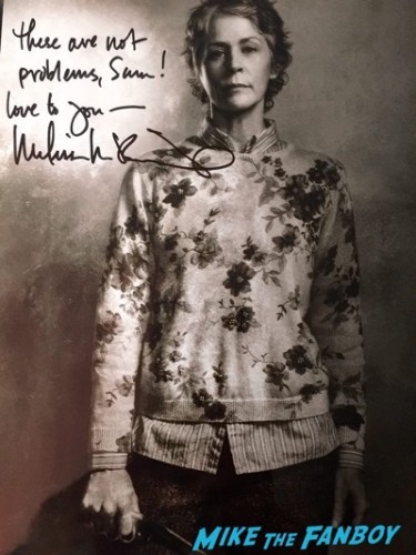 Melissa McBride signed autograph photo Walker Stalker Con2