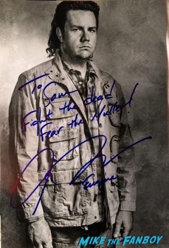 Josh Mcdermitt signed autograph photo Walker Stalker Con8