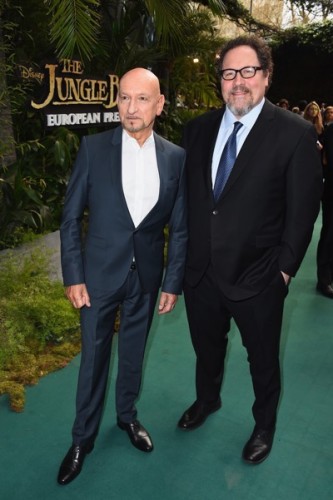 LONDON, ENGLAND - APRIL 13: Sir Ben Kingsley and Jon Favreau attend the European Premiere of "The Jungle Book" at BFI IMAX on April 13, 2016 in London, England. (Photo by Ian Gavan/Getty Images for Walt Disney Studios) *** Local Caption *** Sir Ben Kingsley;Jon Favreau