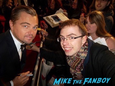 Leonardo DiCaprio signing autographs Bafta Awards 2016 signing autographs 19