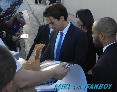 Sebastian Stan signing autographs jimmy kimmel live 2016 16