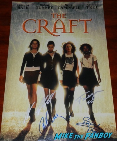 The craft signed autograph poster Robin Tunney Rachel True Neve Campbell Fairuza Balk