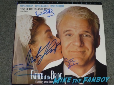 Kimberly Williams signed autograph father of the bride poster steve martin psa