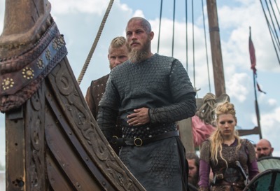 Vikings Death All ‘Round Bjorn (Alexander Ludwig) and Ragnar (Travis Fimmel) cr_ Jonathan Hession _ HISTORY)