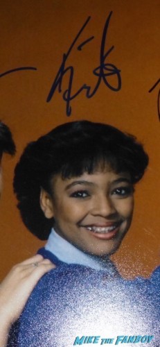 kim fields signed autograph facts of life cast poster photo