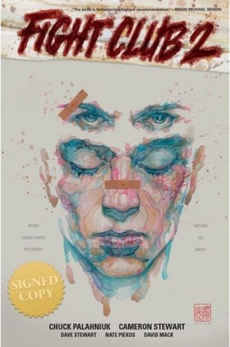 Fight Club 2 graphic Novel cover signed edition 2