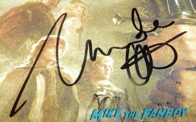Miranda Otto Signed Autograph Lord of the Rings trilogy poster