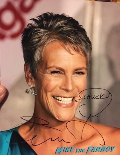 Jamie Lee Curtis fan photo signing autographs 1