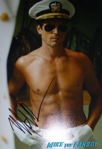 Matt Bomer Signature shirtless naked magic mike photo