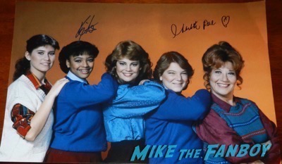 Facts of life cast photo signed autograph kim fields charlotte rae 
