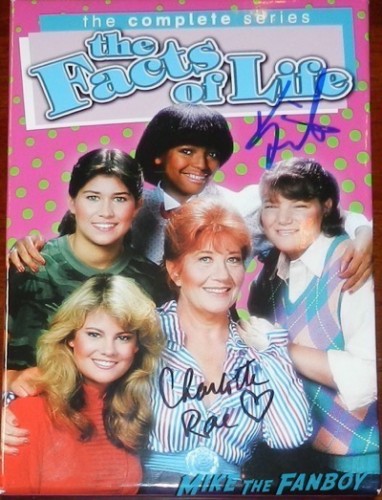 Facts of life dvd set signed autograph kim fields charlotte rae
