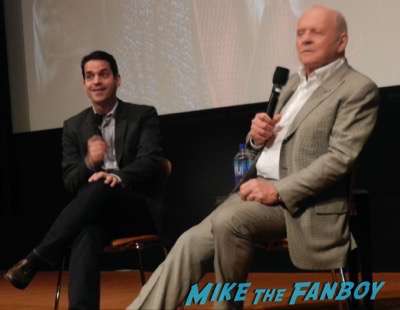 The Dresser q and a meeting anthony hopkins1