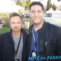 aaron paul signing autograph fan photo The Path FYC q and a reception Aaron Paul 12
