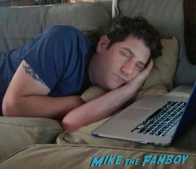 Mike the fanboy being adorable
