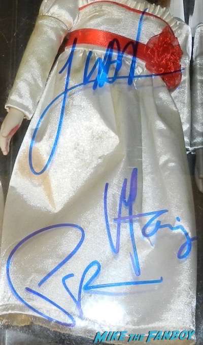 Vera Farmiga signed autograph conjuring Annabelle doll