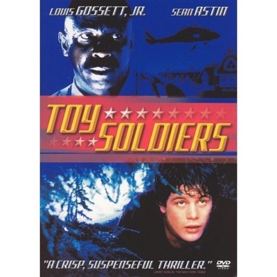 TOY SOLDIERS, (seated), Wil Wheaton, Keith Coogan, T.E. Russell, (second row), Goeroge Perez, Sean Astin, (back, right), Denholm Elliott, Louis Gossett, Jr., 1991, (c) TriStar Pictures
