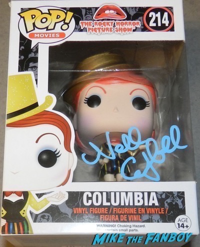 Nell Campbell signed autograph funko pop vinyl columbia 